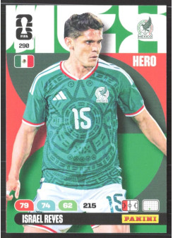 Israel Reyes, Kartička, 2026 Panini Adrenalyn XL FIFA World Cup, BASE