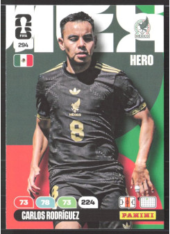 Carlos Rodríguez, Kartička, 2026 Panini Adrenalyn XL FIFA World Cup, BASE