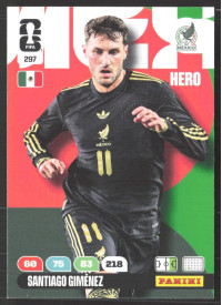 Santiago Giménez, Kartička, 2026 Panini Adrenalyn XL FIFA World Cup, BASE