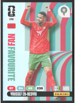 Youssef En-Nesyri, Kartička, 2026 Panini Adrenalyn XL FIFA World Cup, INSERT