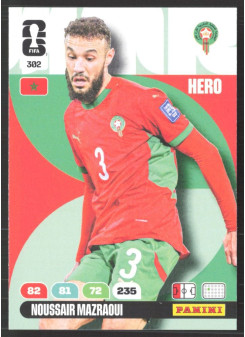 Noussair Mazraoui, Kartička, 2026 Panini Adrenalyn XL FIFA World Cup, BASE