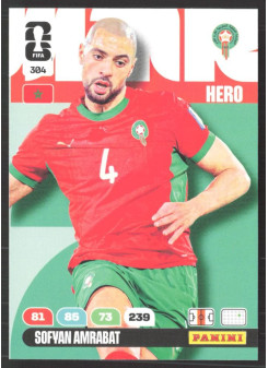 Sofyan Amrabat, Kartička, 2026 Panini Adrenalyn XL FIFA World Cup, BASE