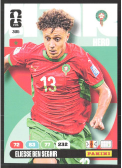 Eliesse Ben Seghir, Kartička, 2026 Panini Adrenalyn XL FIFA World Cup, BASE