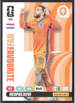 Memphis Depay, Kartička, 2026 Panini Adrenalyn XL FIFA World Cup, INSERT