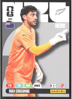 Max Crocombe, Kartička, 2026 Panini Adrenalyn XL FIFA World Cup, BASE