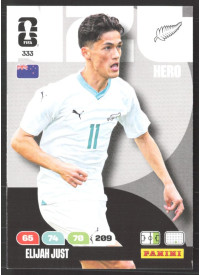 Elijah Just, Kartička, 2026 Panini Adrenalyn XL FIFA World Cup, BASE