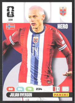 Julian Ryerson, Kartička, 2026 Panini Adrenalyn XL FIFA World Cup, BASE