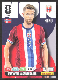 Kristoffer Vassbakk Ajer, Kartička, 2026 Panini Adrenalyn XL FIFA World Cup, BASE