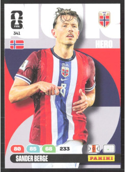 Sander Berge, Kartička, 2026 Panini Adrenalyn XL FIFA World Cup, BASE