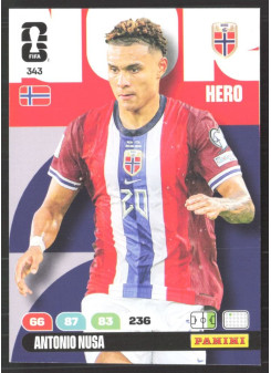 Antonio Nusa, Kartička, 2026 Panini Adrenalyn XL FIFA World Cup, BASE