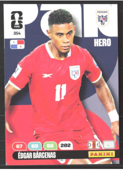Édgar Bárcenas, Kartička, 2026 Panini Adrenalyn XL FIFA World Cup, BASE