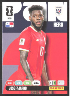 José Fajardo, Kartička, 2026 Panini Adrenalyn XL FIFA World Cup, BASE