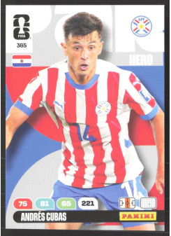 Andrés Cubas, Kartička, 2026 Panini Adrenalyn XL FIFA World Cup, BASE