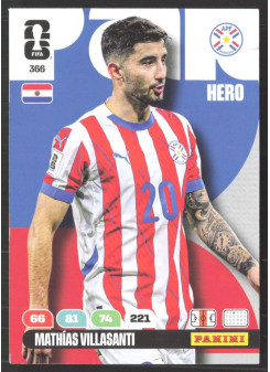 Mathías Villasanti, Kartička, 2026 Panini Adrenalyn XL FIFA World Cup, BASE