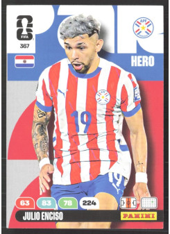 Julio Enciso, Kartička, 2026 Panini Adrenalyn XL FIFA World Cup, BASE