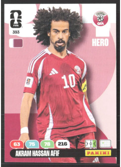 Akram Hassan Afif, Kartička, 2026 Panini Adrenalyn XL FIFA World Cup, BASE