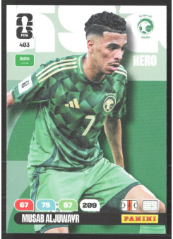 Musab Aljuwayr, Kartička, 2026 Panini Adrenalyn XL FIFA World Cup, BASE