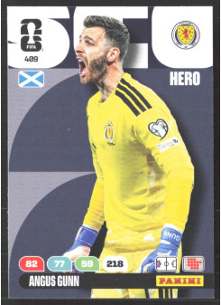 Angus Gunn, Kartička, 2026 Panini Adrenalyn XL FIFA World Cup, BASE