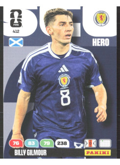 Billy Gilmour, Kartička, 2026 Panini Adrenalyn XL FIFA World Cup, BASE