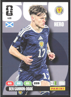 Ben Gannon-Doak, Kartička, 2026 Panini Adrenalyn XL FIFA World Cup, BASE