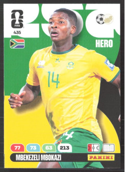 Mbekezeli Mbokazi, Kartička, 2026 Panini Adrenalyn XL FIFA World Cup, BASE