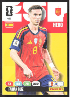Fabián Ruiz, Kartička, 2026 Panini Adrenalyn XL FIFA World Cup, BASE