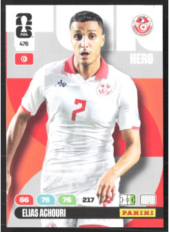 Elias Achouri, Kartička, 2026 Panini Adrenalyn XL FIFA World Cup, BASE