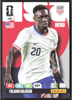 Folarin Balogun, Kartička, 2026 Panini Adrenalyn XL FIFA World Cup, BASE