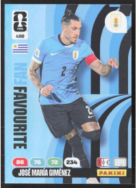 José María Giménez, Kartička, 2026 Panini Adrenalyn XL FIFA World Cup, INSERT
