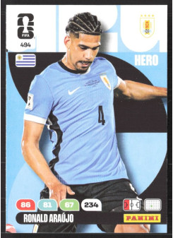 Ronald Araújo, Kartička, 2026 Panini Adrenalyn XL FIFA World Cup, BASE