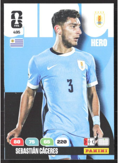 Sebastián Cáceres, Kartička, 2026 Panini Adrenalyn XL FIFA World Cup, BASE