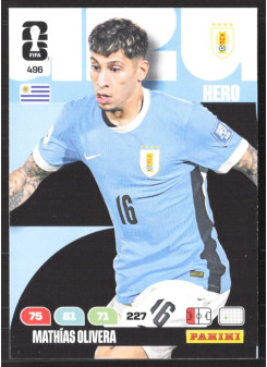 Mathías Oliveira, Kartička, 2026 Panini Adrenalyn XL FIFA World Cup, BASE