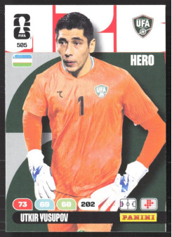 Utkir Yusupov, Kartička, 2026 Panini Adrenalyn XL FIFA World Cup, BASE