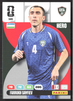 Farrukh Sayfiev, Kartička, 2026 Panini Adrenalyn XL FIFA World Cup, BASE
