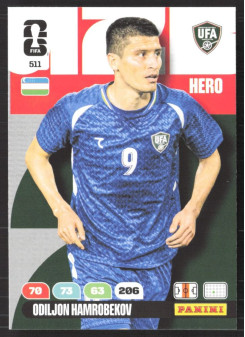 Odiljon Hamrobekov, Kartička, 2026 Panini Adrenalyn XL FIFA World Cup, BASE