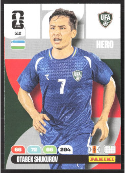 Otabek Shukurov, Kartička, 2026 Panini Adrenalyn XL FIFA World Cup, BASE