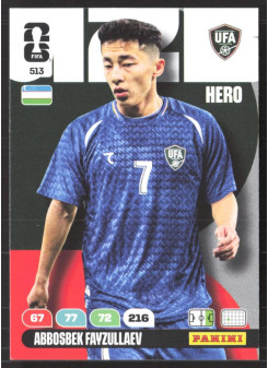 Abbosbek Fayzullaev, Kartička, 2026 Panini Adrenalyn XL FIFA World Cup, BASE