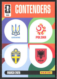 Team Crests, Kartička, 2026 Panini Adrenalyn XL FIFA World Cup, BASE