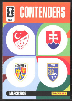 Team Crests, Kartička, 2026 Panini Adrenalyn XL FIFA World Cup, BASE