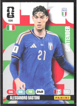 Alessandro Bastoni, Kartička, 2026 Panini Adrenalyn XL FIFA World Cup, BASE