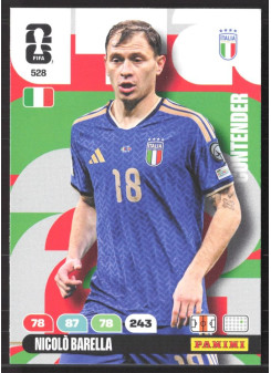 Nicolò Barella, Kartička, 2026 Panini Adrenalyn XL FIFA World Cup, BASE