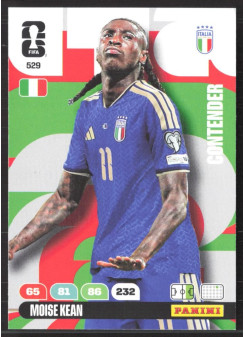 Moise Kean, Kartička, 2026 Panini Adrenalyn XL FIFA World Cup, BASE