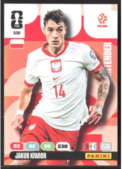 Jakub Kiwior, Kartička, 2026 Panini Adrenalyn XL FIFA World Cup, BASE