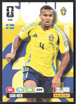 Isak Hien, Kartička, 2026 Panini Adrenalyn XL FIFA World Cup, BASE