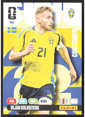 Dejan Kulusevski, Card, 2026 Panini Adrenalyn XL FIFA World Cup, BASE