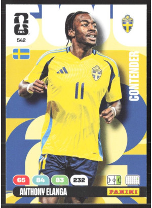 Anthony Elanga, Card, 2026 Panini Adrenalyn XL FIFA World Cup, BASE