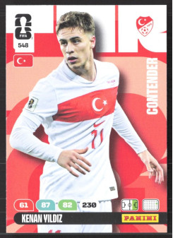 Kenan Yildiz, Kartička, 2026 Panini Adrenalyn XL FIFA World Cup, BASE
