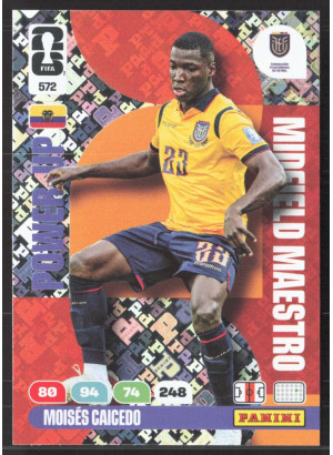 Moisés Caicedo, Kartička, 2026 Panini Adrenalyn XL FIFA World Cup, INSERT