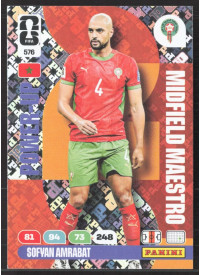 Sofyan Amrabat, Kartička, 2026 Panini Adrenalyn XL FIFA World Cup, INSERT