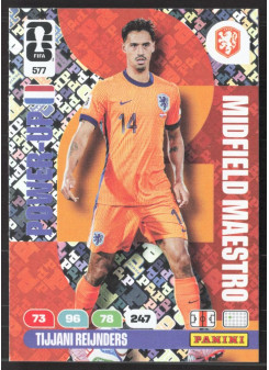 Tijjani Reijnders, Kartička, 2026 Panini Adrenalyn XL FIFA World Cup, INSERT